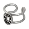 SilberDream Ohrklemme Oval Ear Cuff 925 Sterling Silber Fake Piercing SDO8878J