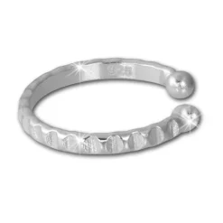 SilberDream Ohrklemme Ring Ear Cuff 925 Sterling Silber Fake Piercing SDO8873J