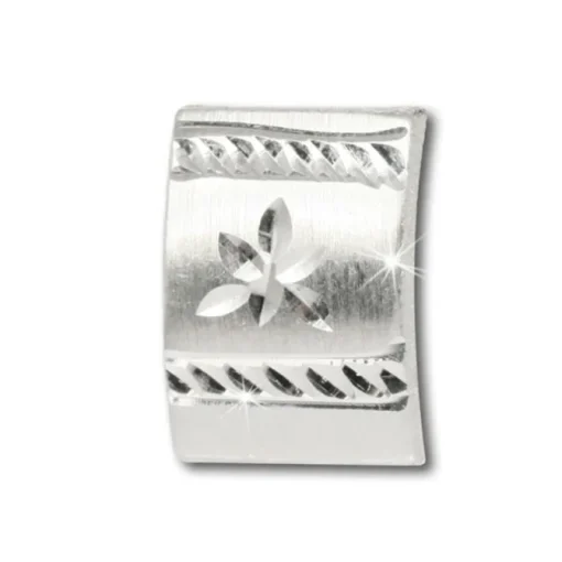 SilberDream Ohrring Blume diamantiert 925 Silber Ohrstecker SDO317