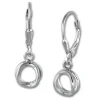 SilberDream Ohrring Doppelring 925 Sterling Silber Ohrhänger SDO5687