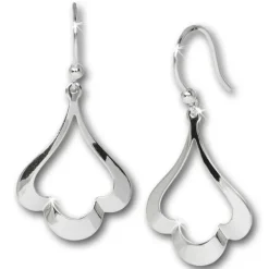 SilberDream Ohrring Ginkgo Blatt 925er Silber Ohrhänger SDO550
