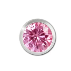 SilberDream Ohrring Zirkonia rosa 5mm 925 Silber Ohrstecker SDO5535A
