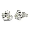SilberDream Ohrringe Blüte Zirkonia weiß 925 Silber Ohrstecker SDO529W