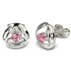 SilberDream Ohrringe Design Zirkonia rosa 925 Silber SDO528P