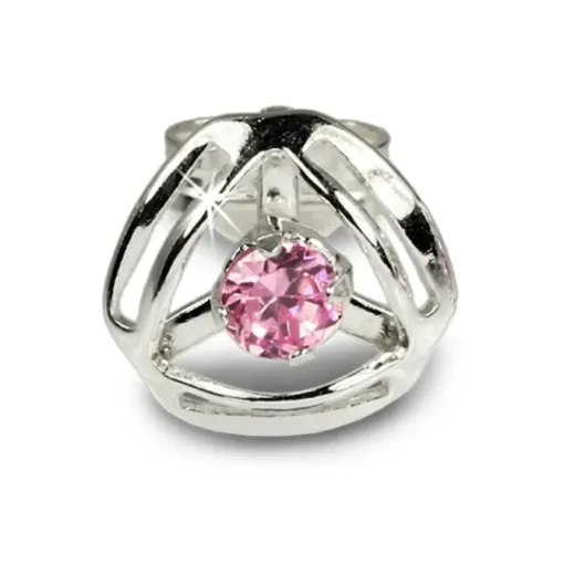 SilberDream Ohrringe Design Zirkonia rosa 925 Silber SDO528P