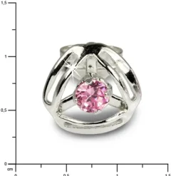 SilberDream Ohrringe Design Zirkonia rosa 925 Silber SDO528P
