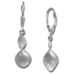 SilberDream Ohrringe Diamont Cut 925 Silber Damen Ohrhänger SDO351M
