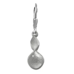 SilberDream Ohrringe Diamont Cut 925 Silber Damen Ohrhänger SDO351M