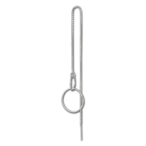 SilberDream Ohrringe Durchzieher Ringe 925er Silber SDO5692
