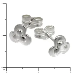 SilberDream Ohrringe Flower 925er Silber Ohrstecker SDO537