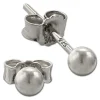 SilberDream Ohrringe Kugel 925 Sterling Silber Ohrstecker SDO597J3S