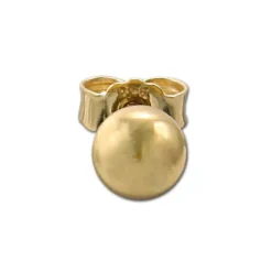 SilberDream Ohrringe Kugel 925 Sterling Silber gold Ohrstecker SDO597Y5S