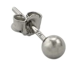 SilberDream Ohrringe Kugel 925 Sterling Silber Ohrstecker SDO597J4S