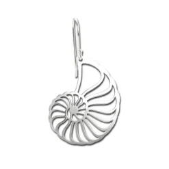SilberDream Ohrringe Nautilus Muschel 925er Silber Damen Ohrhänger SDO8818J