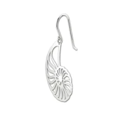 SilberDream Ohrringe Nautilus Muschel 925er Silber Damen Ohrhänger SDO8818J