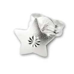 SilberDream Ohrringe Stern 925 Sterling Silber Ohrstecker SDO502