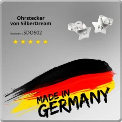 SilberDream Ohrringe Stern 925 Sterling Silber Ohrstecker SDO502