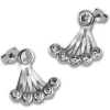 SilberDream Ohrstecker Dangle Ear Cuff Rund Zirkonia 925 Silber Ohrringe GSO500W