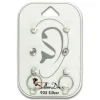 SilberDream Ohrstecker 3er Set Perle, Stein, Dangle 925 Silber Ohrringe SDS608WJ