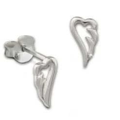 SilberDream Ohrstecker Flügel 925 Sterling Silber Ohrring SDO8211J