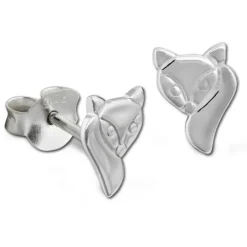 SilberDream Ohrstecker Fuchs 925 Sterling Silber Ohrring SDO8215J