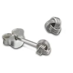 SilberDream Ohrstecker Knoten 925 Sterling Silber Ohrring SDO8214J