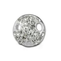 SilberDream Ohrstecker Rund Zirkonia weiß 925er Silber Ohrring SDO8028W