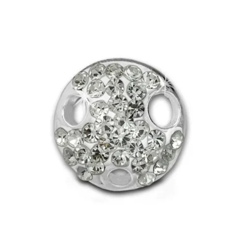 SilberDream Ohrstecker Rund Zirkonia weiß 925er Silber Ohrring SDO8028W