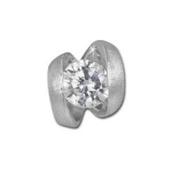 SilberDream Ohrstecker synthetischer Zirkonia weiß Ohrring SDO242W