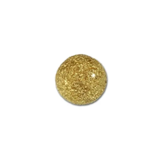 SilberDream Ohrstecker vergoldet Kugel 3mm diamantiert 925er Ohrring SDO9513Y