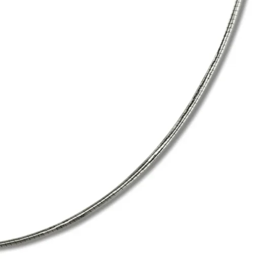 SilberDream Omega Halskette Zirkonia rose aus 925er Silber Damen 50cm SDK23245E