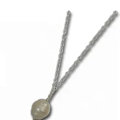 SilberDream Perlen Collier ws Kette 925 Silber SDH014W