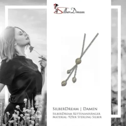 SilberDream Perlen Collier ws Kette 925 Silber SDH014W