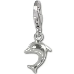 SilberDream Pico Charm Delfin Silber Charms Armband Anhänger FC509