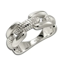 SilberDream Ring Bandring massiv Gr.56 Silberring aus 925er Silber SDR415J56