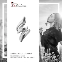 SilberDream Ring Blitz Gr. 52 Sterling 925er Silber SDR405J52