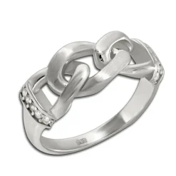 SilberDream Ring Chain Zirkonia weiß Gr.56 aus 925er Silber SDR422W56