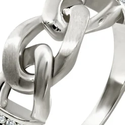 SilberDream Ring Chain Zirkonia weiß Gr.62 aus 925er Silber SDR422W62