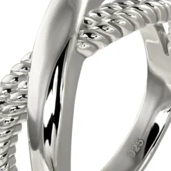 SilberDream Ring Crossed Gr.56 Silberring aus 925er Silber SDR413J56