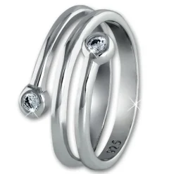 SilberDream Ring Dream Zirkonia weiß Gr.56 Sterling 925er Silber SDR406W56