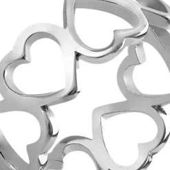 SilberDream Ring Herzen Gr. 54 Sterling 925er Silber SDR400J54