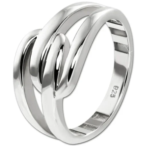 SilberDream Ring Modern Gr.58 Silberring aus 925er Silber SDR419J58