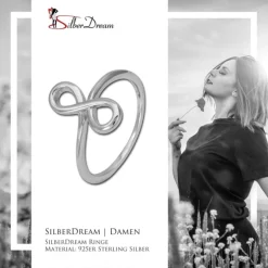 SilberDream Ring Unendlichkeit Gr.60 Sterling 925er Silber SDR451J60