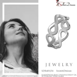 SilberDream Ring Unendlichkeit Gr. 54 Sterling 925er Silber SDR401J54