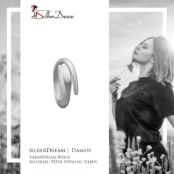 SilberDream Ring zeitlos Gr. 60 Sterling 925er Silber SDR403J60