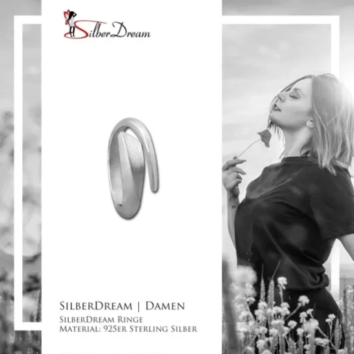 SilberDream Ring zeitlos Gr. 60 Sterling 925er Silber SDR403J60