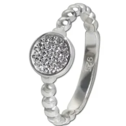 SilberDream Ring Zirkonia-Kreis weiß Gr.60 925er Silber SDR408W60