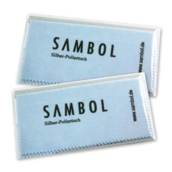 SilberDream Sambol 2Stück Set Schmuck Reinigungstücher Poliertuch ZAP1382