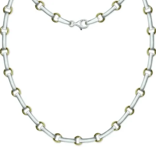 SilberDream Schmuck Set Circle Collier & Armband Damen 925 Silber SDS4801T