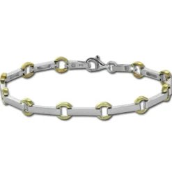 SilberDream Schmuck Set Circle Collier & Armband Damen 925 Silber SDS4801T